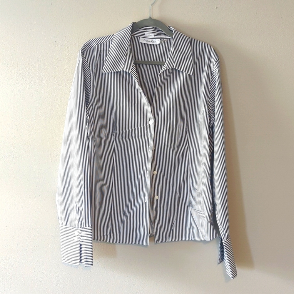 Tailored CK blouse